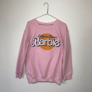 Shein California Dream Barbie Crew Neck Sweatshirt